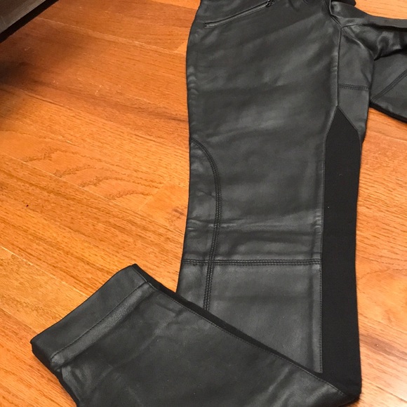 Size 2 leather like pants - Picture 4 of 6